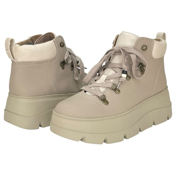 Zodiac Billie Tan Pebbled Faux Leather Lug Sole Womens Sneakers Size 10M - Picture 10 of 11